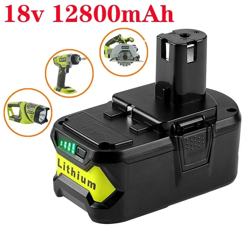 

Batterie aste haute capacité 18V 12800mAh, pour Ryobi Hot P108 RB18L40