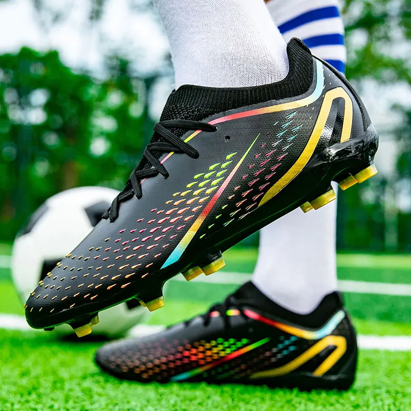 

Women's Soccer Shoes Men's Outdoor Sports Shoes Youth Fashion Anti-skid Wearable Soccer Training Shoes TF/FG Soccer Shoes