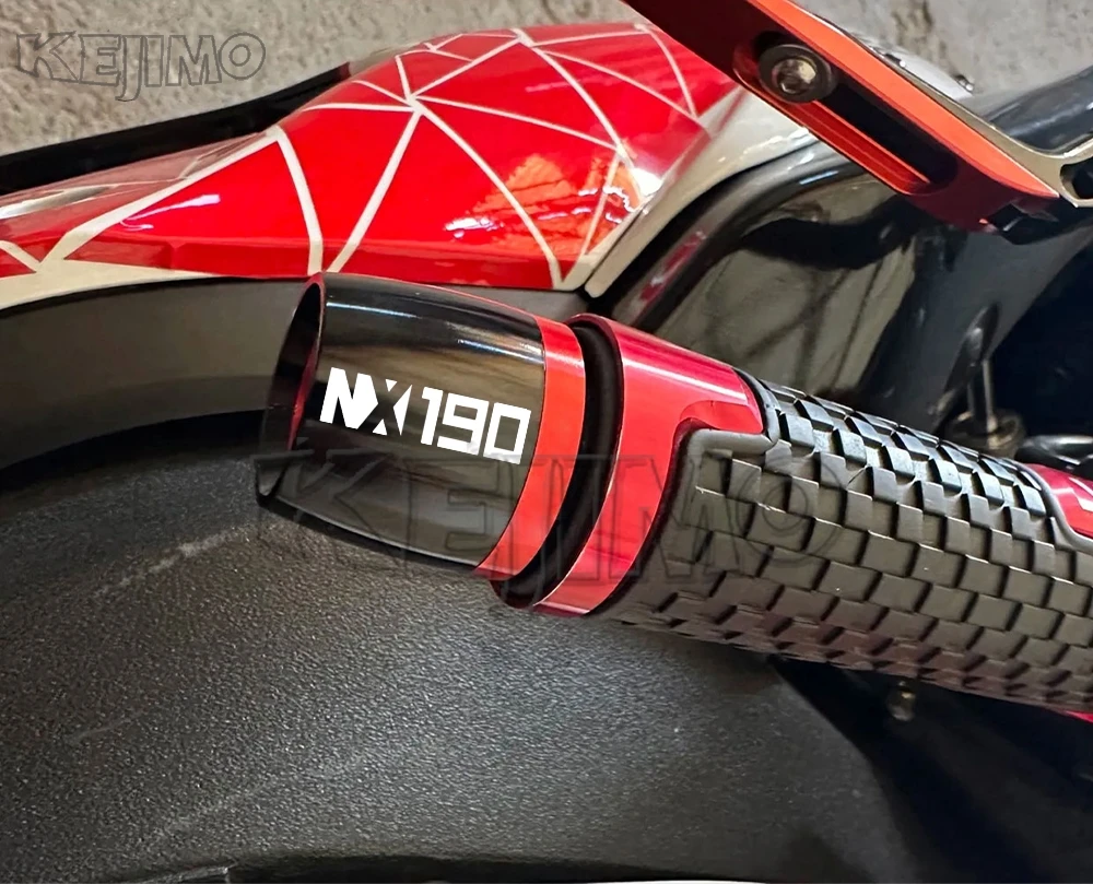 

Motorcycles For Honda NX190 NX-190 2025 2026 Motorcycle Aluminum Motorcycles Handlebar Grip Bar End Cap Counterweight Plug Slide