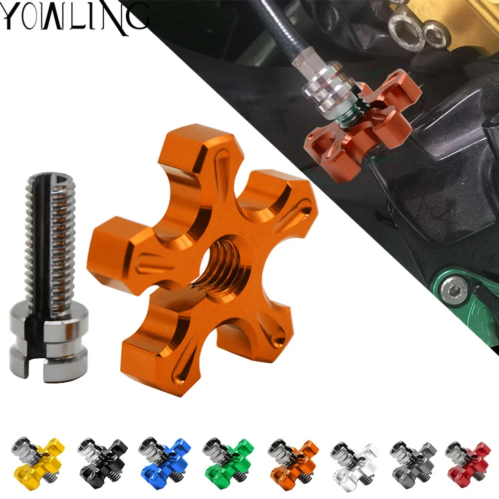 Universal 8MM 10MM Motorcycle CNC brakes Clutch Cable Brake Wire Adjuster Screw for 125/200/390 RC390 RC 390 2012-2017