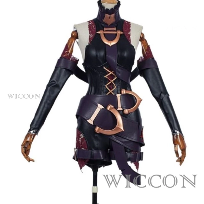 Anime Game LOL Briar Cosplay Costume, The Restrained Hunger, Vêtements, Uniforme, Vampires, Armes Artificielles Vivantes