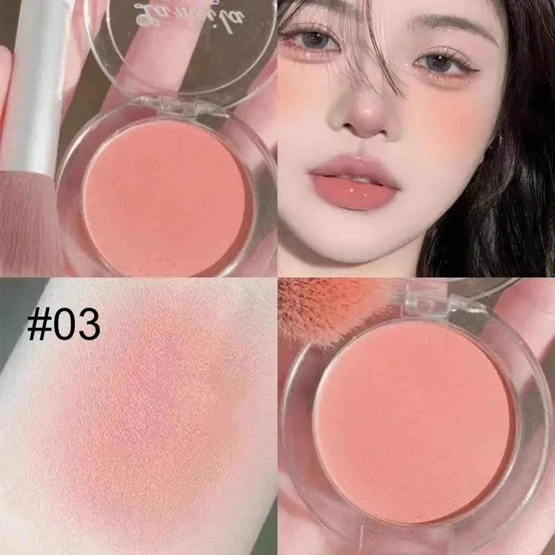 Girl Blush Peach Cream Makeup Blush Palette Cheek Contour Blush Cosmetics Blusher Cream Makeup Rouge Cheek Tint Blush New