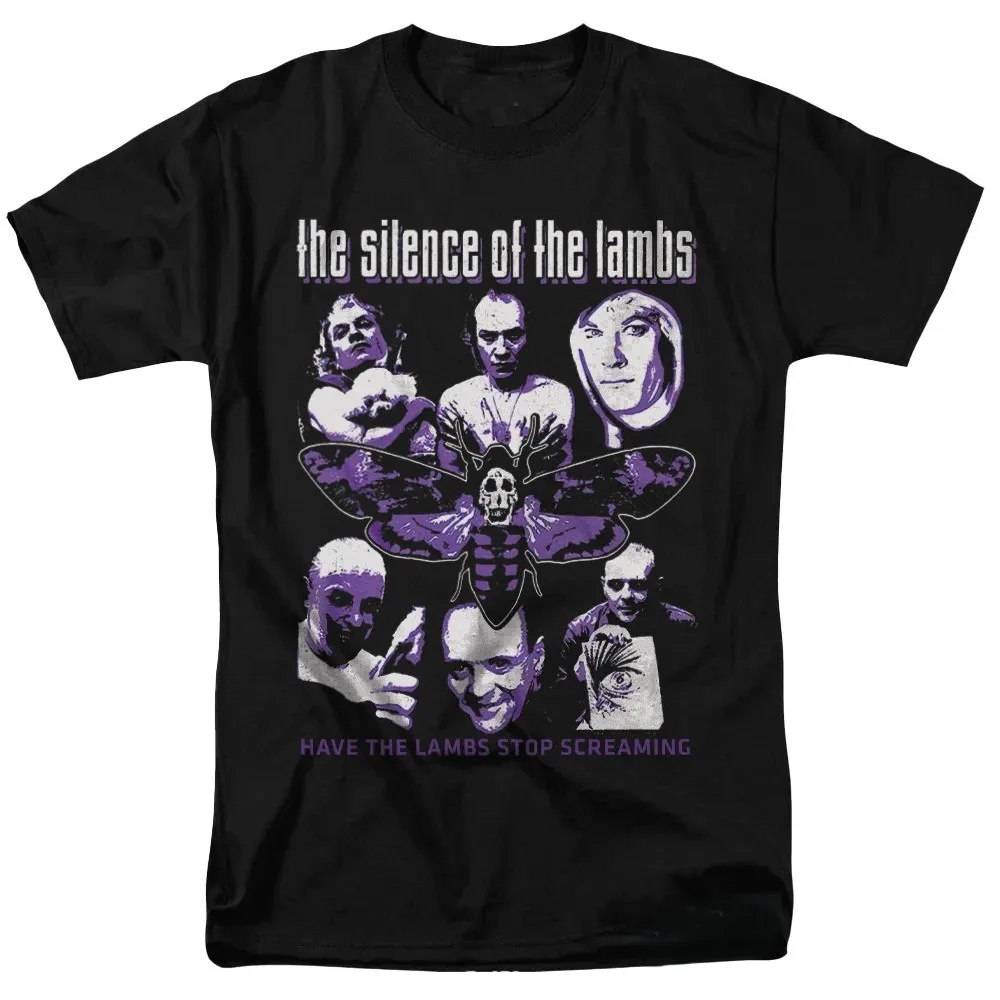 Vintage Tops Horror Movie Print Short Sleeve Retro Y2K Top Cotton Casual Loose T-shirt Sport Street Wear Fans Gift Unisex
