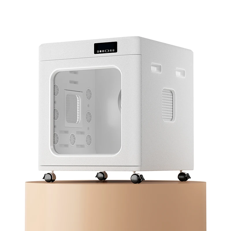 200L/52.8 Gallons Super Capacity Automatic Pet Hair Dryer Box 360° Airflow Temperature Time Control for Pet Cleaning Bathing