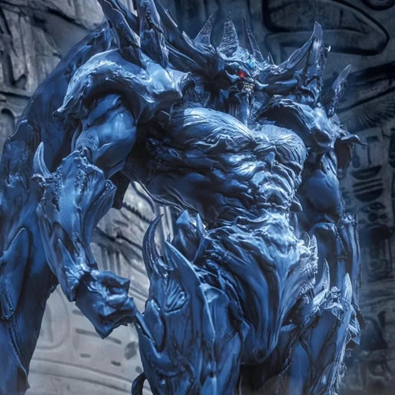 Game King Monster Duel Anime Characters Three Illusionary Gods obelisk Giant Action Characters Decorative Accessories Toy Gifts