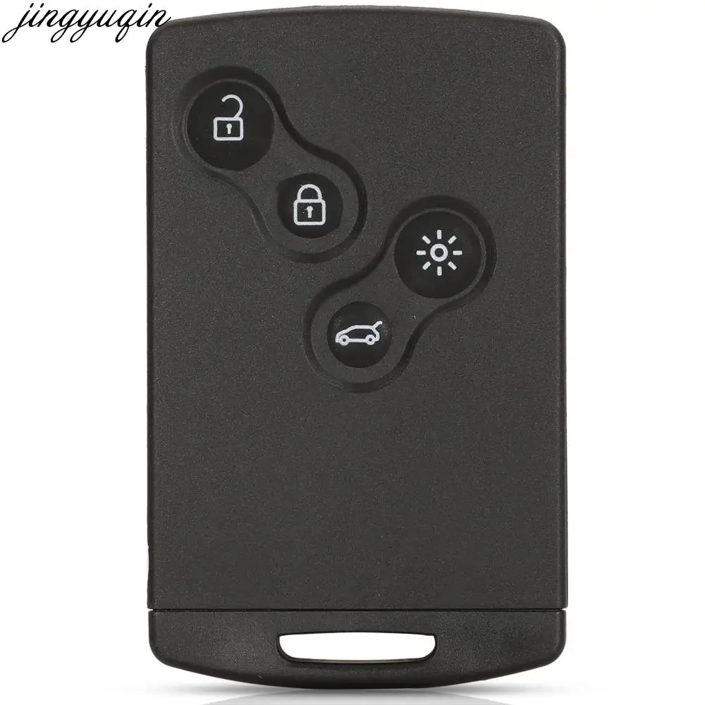 

Jingyuqin Remote Car Key Case Shell For Renault Clio IV KOLEOS Megane III Kaptur Laguna III Scenic III Fluence I 2008-2016 4BTNS