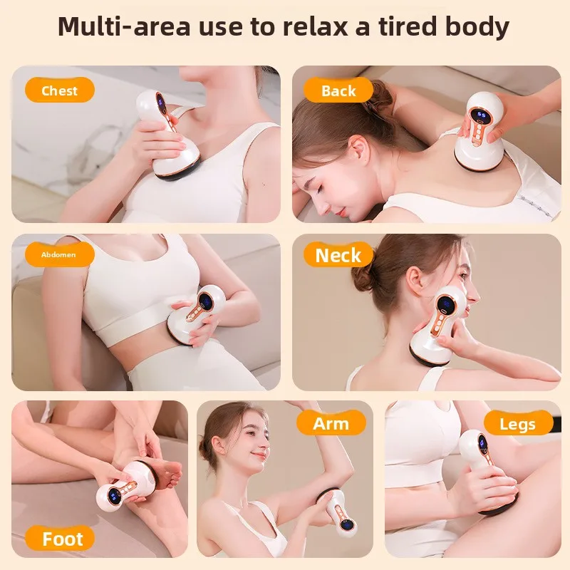 Electric Massager Heating and Dredging Instrument Slimming and Shaping Multi-functional Portable Full Body Massager
