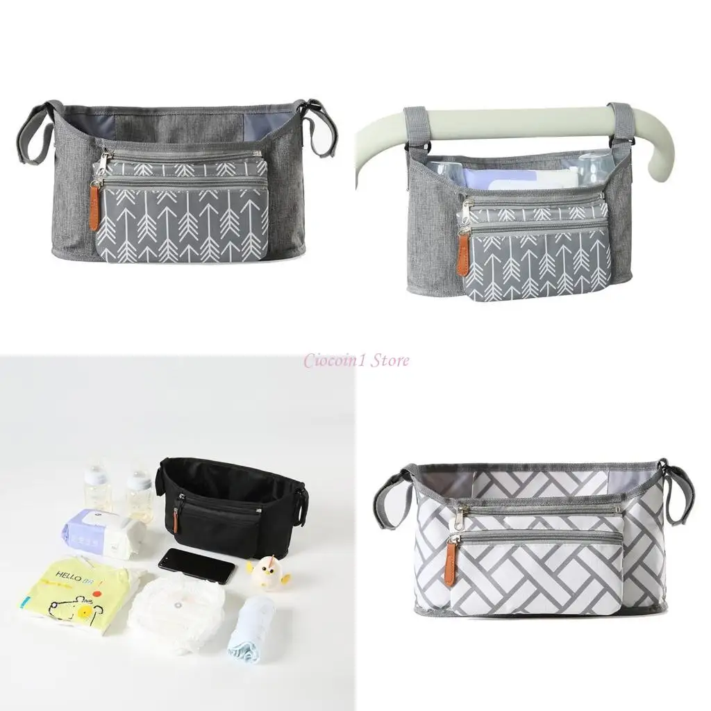 

Y1UB Baby Stroller Bag with Separate Pocket Diaper Bag Waterproof Mommy Travel Bag Maternity Bag