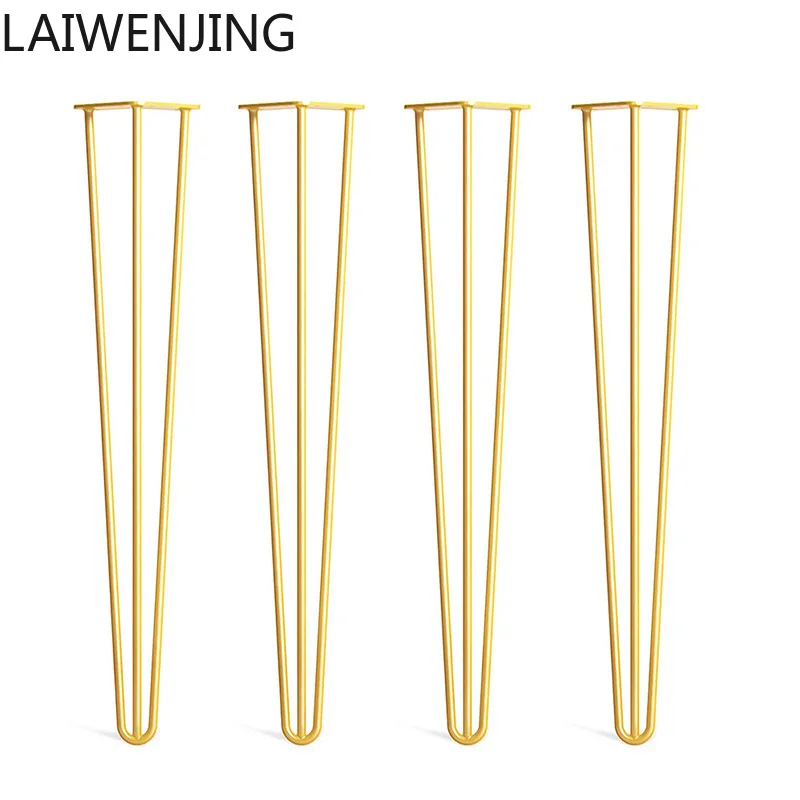 SGF Iron Art Three-Line Hollow Table Leg Bracket Furniture Hardware Accessories