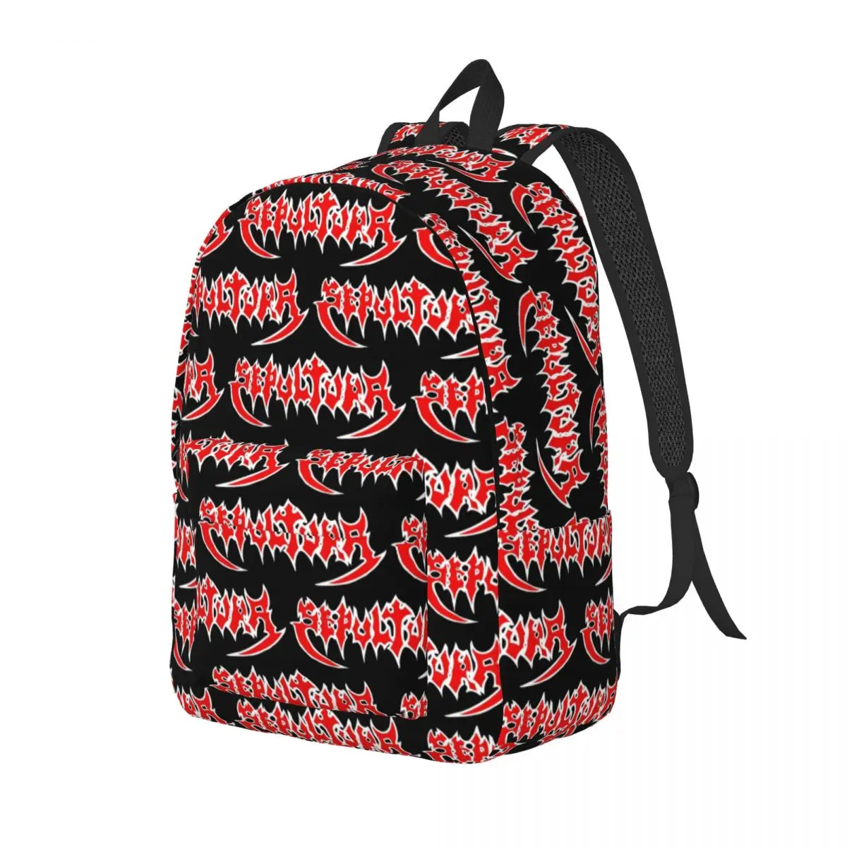

Sepultura Slayer Death Metal Backpack Daypack Large Capacity Children BookBag School Bag Shoulder Bags for Men Women