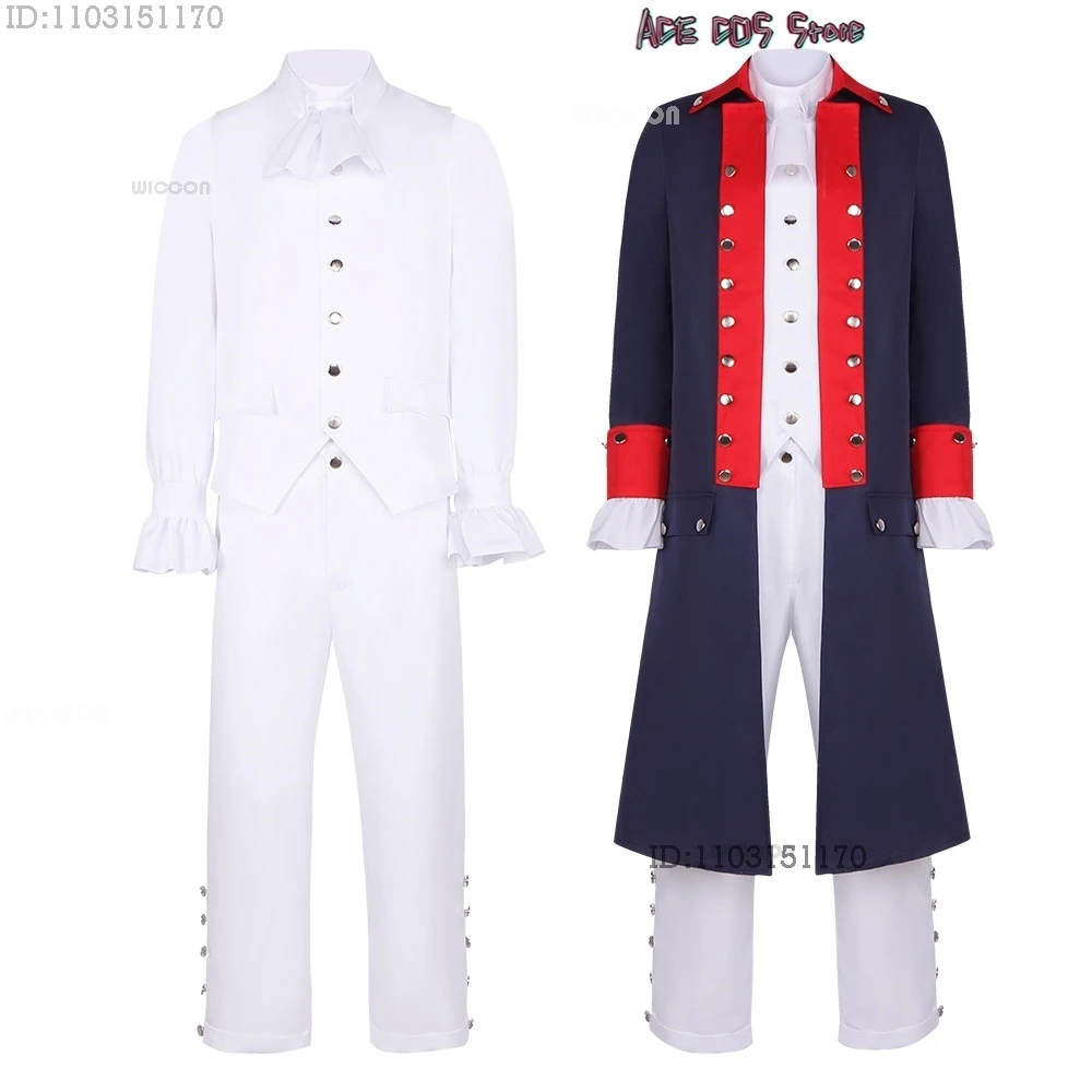 Hamilton COSPLAY Musical Stage Cosplay Costume Alexander Gentlemen Ball Gown Medieval Adult Uniforms Retro Outfit