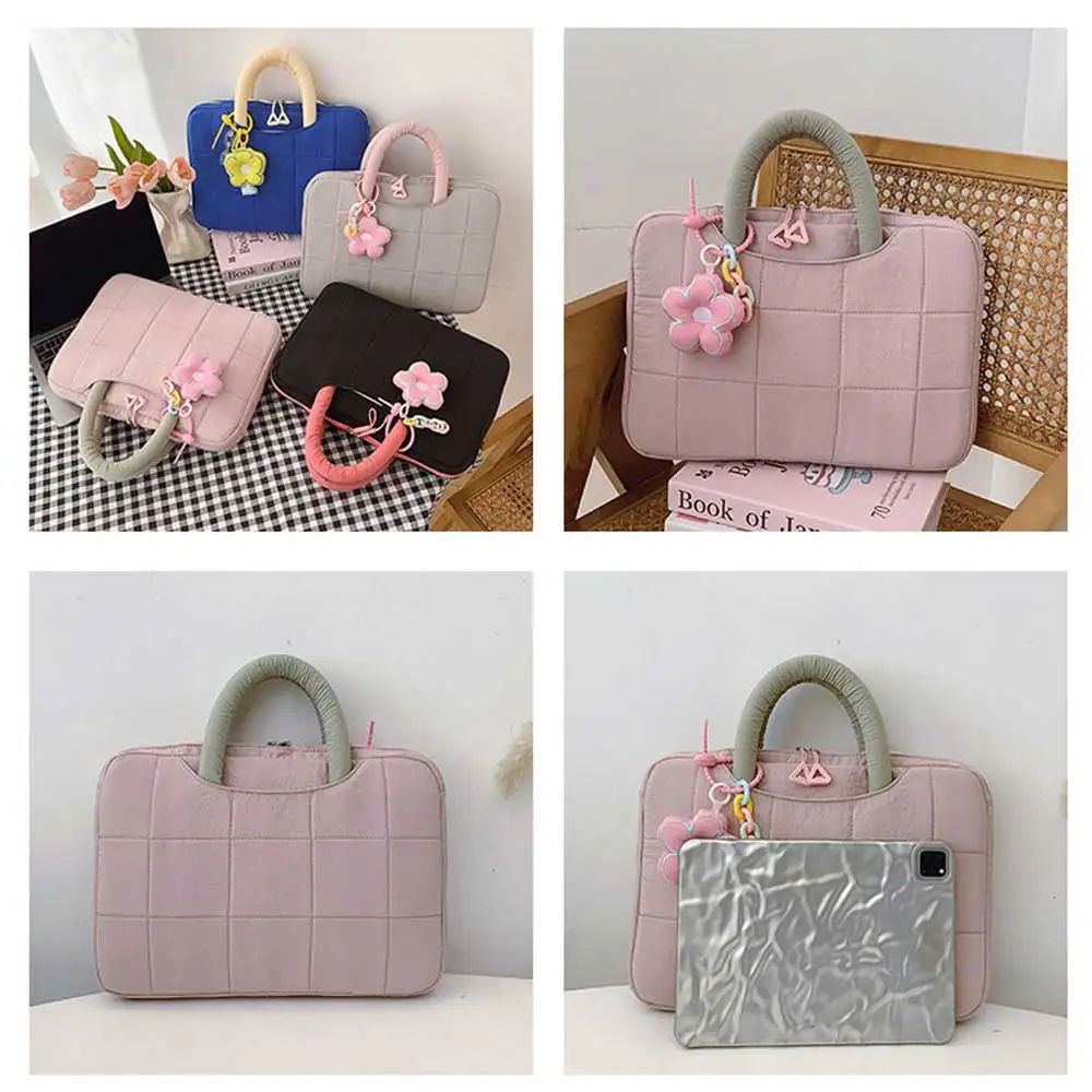 Cute Cover Universal Kawaii Creative Laptop Bag 14-16 Inch HandBag Notebook Pouch Portable Macbook Air Pro Case Portable PC Bag