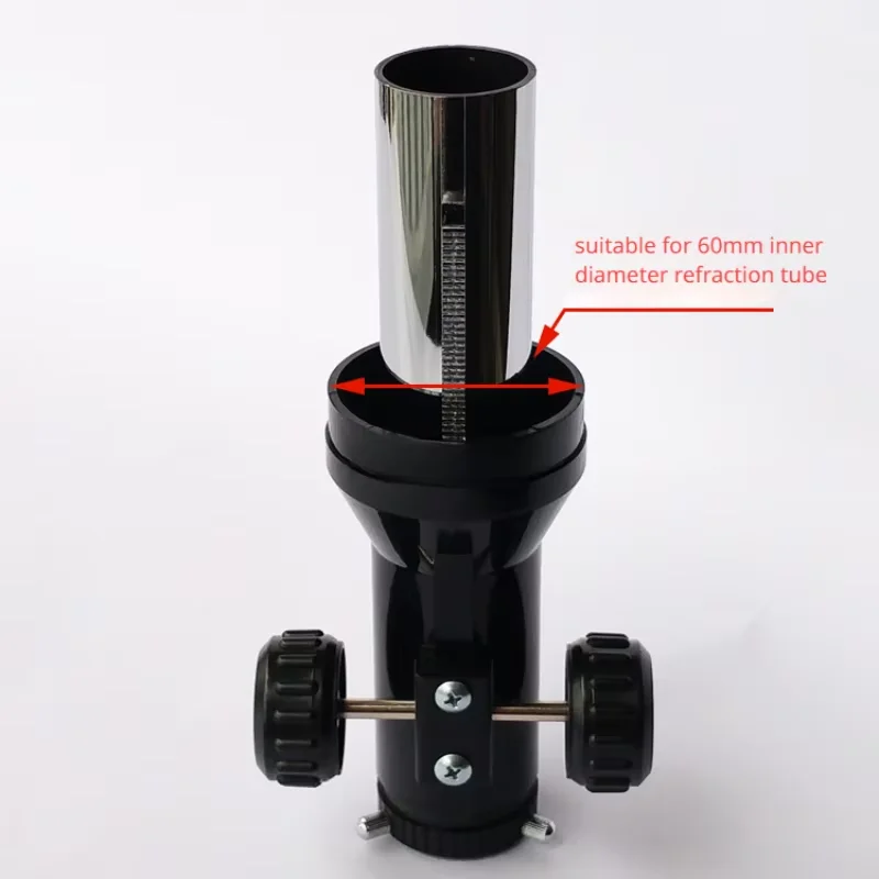 1.25 Inch Interface Focusing Seat for 60mm DIY Refracting Astronomical Telescope 0-120mm Focusing Seat Focusing Cylinder