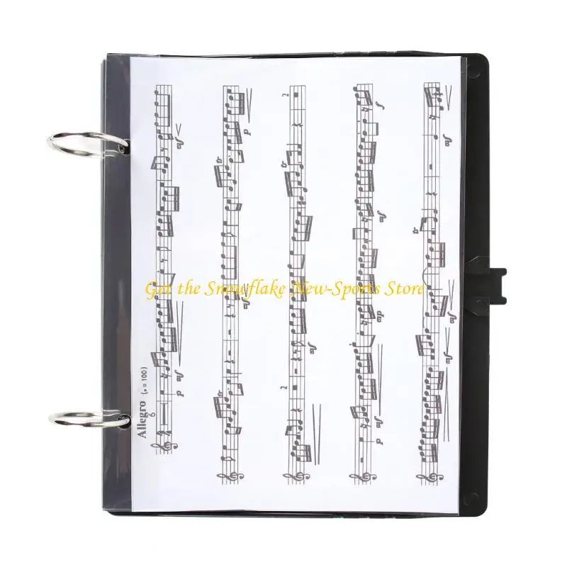 E56D File Folder Portable Filing Solution Music Binder Perfect for Sheet Organization