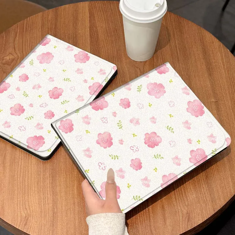 

Sweet flower rabbit cartoon For Xiaomi Redmi Mi Pad 2 4 5 6 6s 7 8 11 12.5 12.4 11.2 8.7 SE Pro Plus Max Cover Tablet Case