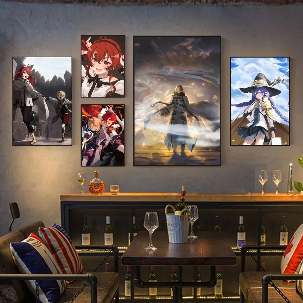 M-Mushoku Tensei Jobless Reincarnation Poster HD Posters Home Room Bar Cafe Decor Art Wall Painting Picture