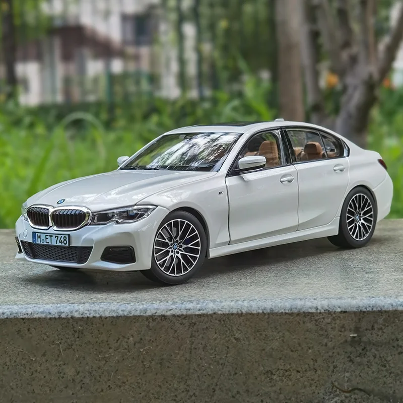 2019 New 3 Series G20 330i White Black NOREV 1:18 scale diecast scale model car Metal collectible gift to friends and family