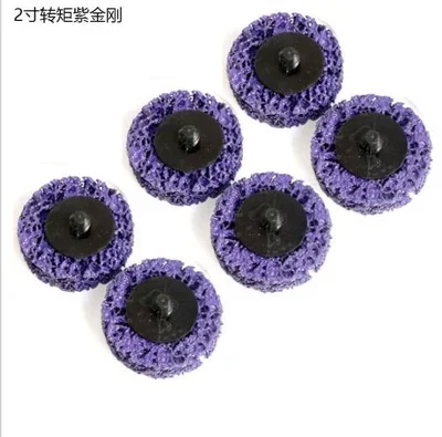 10pc 2 Inch 50mm Diamond Sand Disc Grinding Plate Derusting Polishing Carbide   for Paint Rust Removal Auto Surface Prep