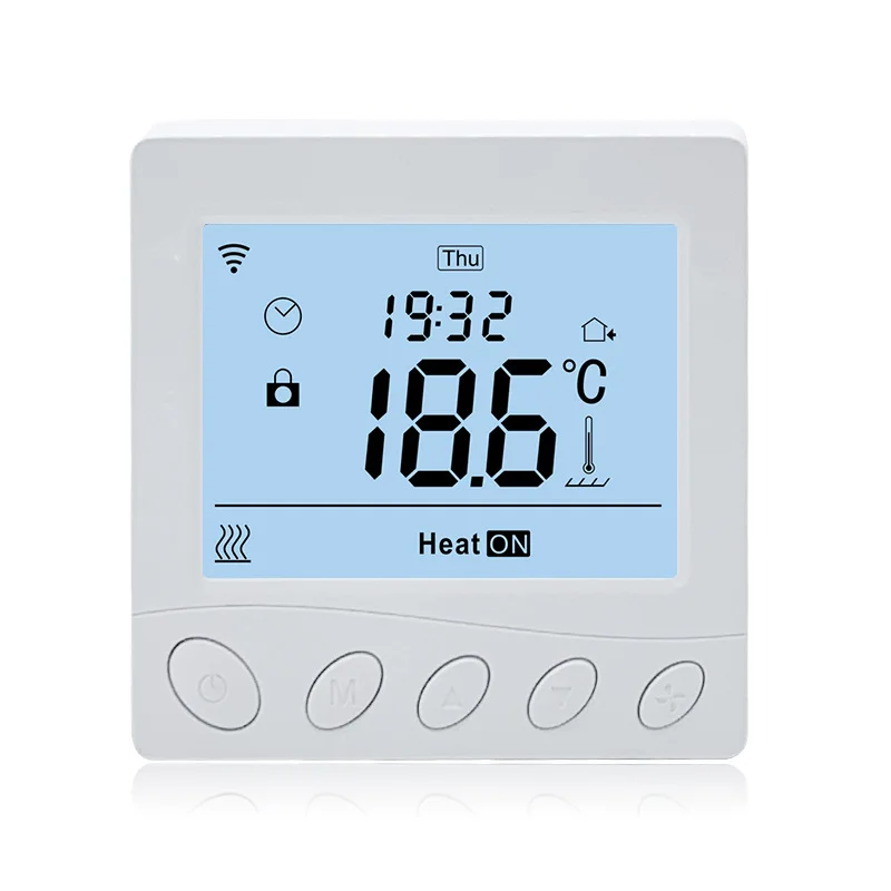 220V 16A Temperature Controller Digital Thermostat Control Programing Weekly Intelligent LCD Backlight Wifi Remote Instrument