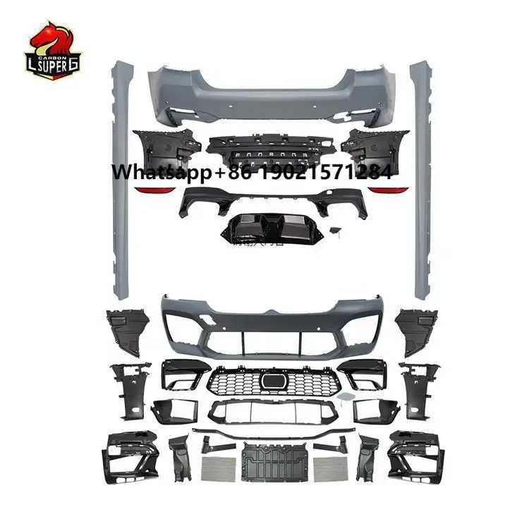 

Hot Sell M5 Body Kit for 5 Series G30 M5 LCI 2022+ pp Plastic Material Front Bumper Side Skirts Rear Bumper PP BodYKIT
