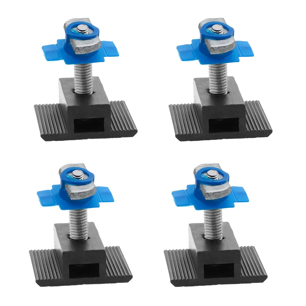 Solar Bracket Clips 4pcs Aluminum Alloy with Wing Nuts Offering Strong Grip and Stability for Solar Panel Systems