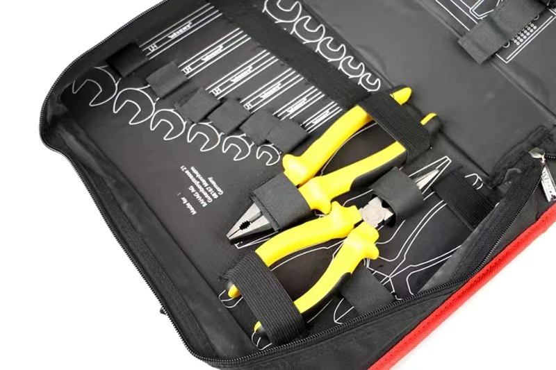 Electric Drill Storage Tool Bag Electrician Case Thickening Large Capacity Toolbox Instrument Maintenance Kit 335x220x70mm