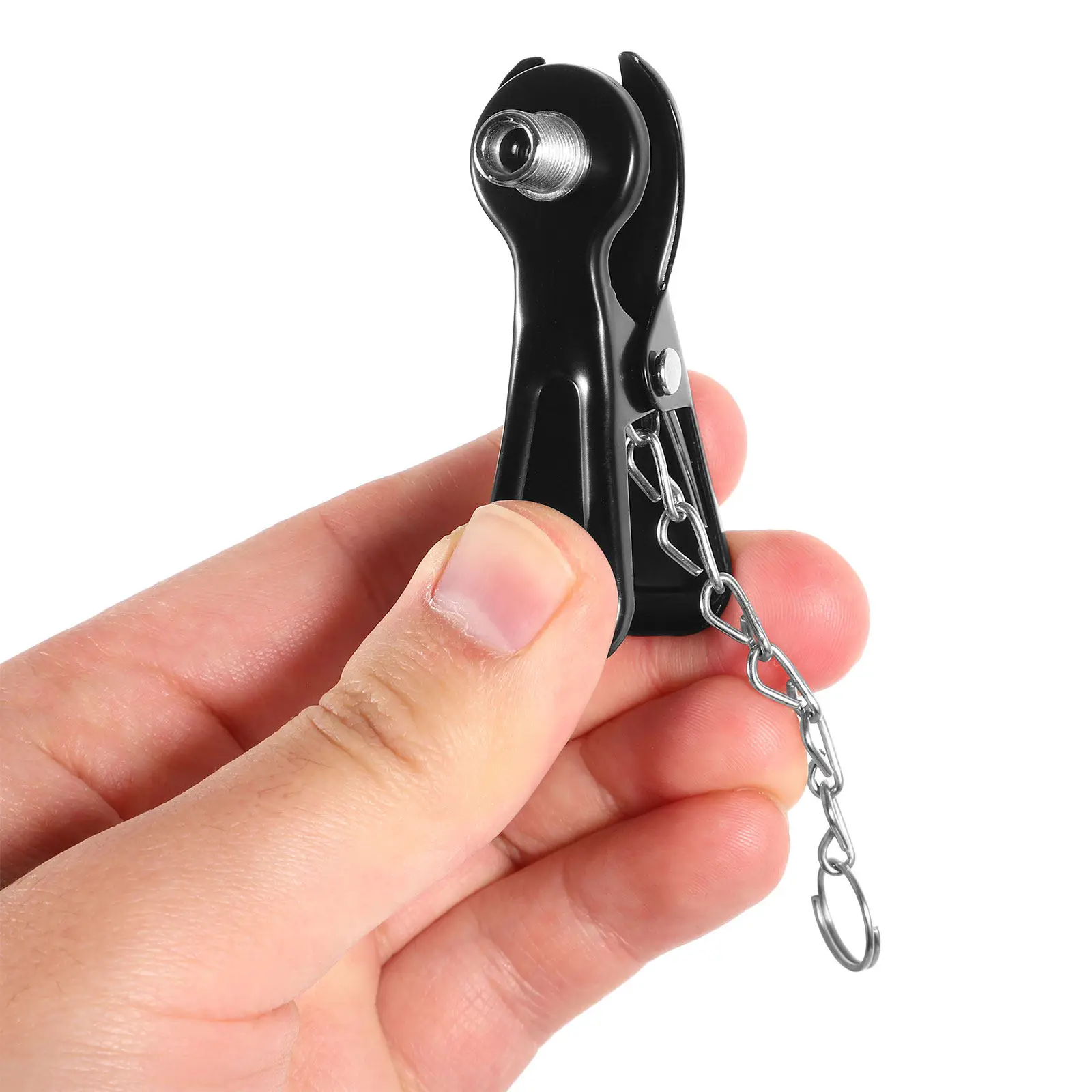 

1Set Vintage Bike Valve Plug Inflator Nozzle Adapter Clamp Style Leak Proof Air Chuck Pump Accessory Bike Valve Adapter