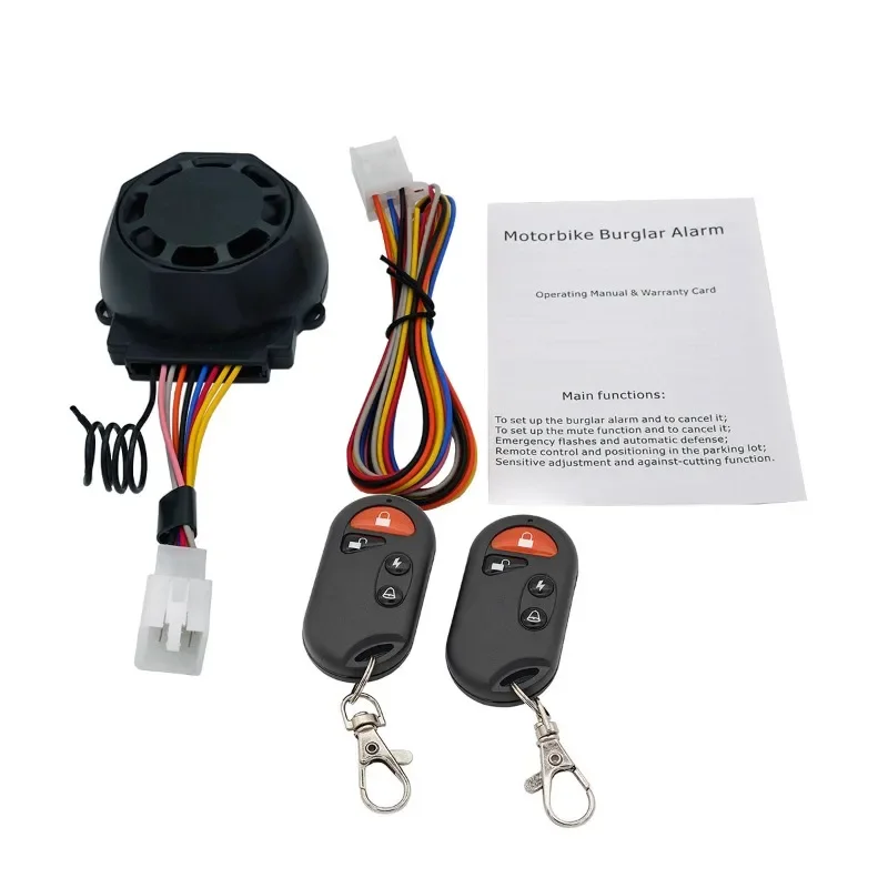 Anti-theft Alarm, Motorcycle Accessories, Live Start, Electric Flameout, Waterproof, Remote Control, Double Flash, Sensitive