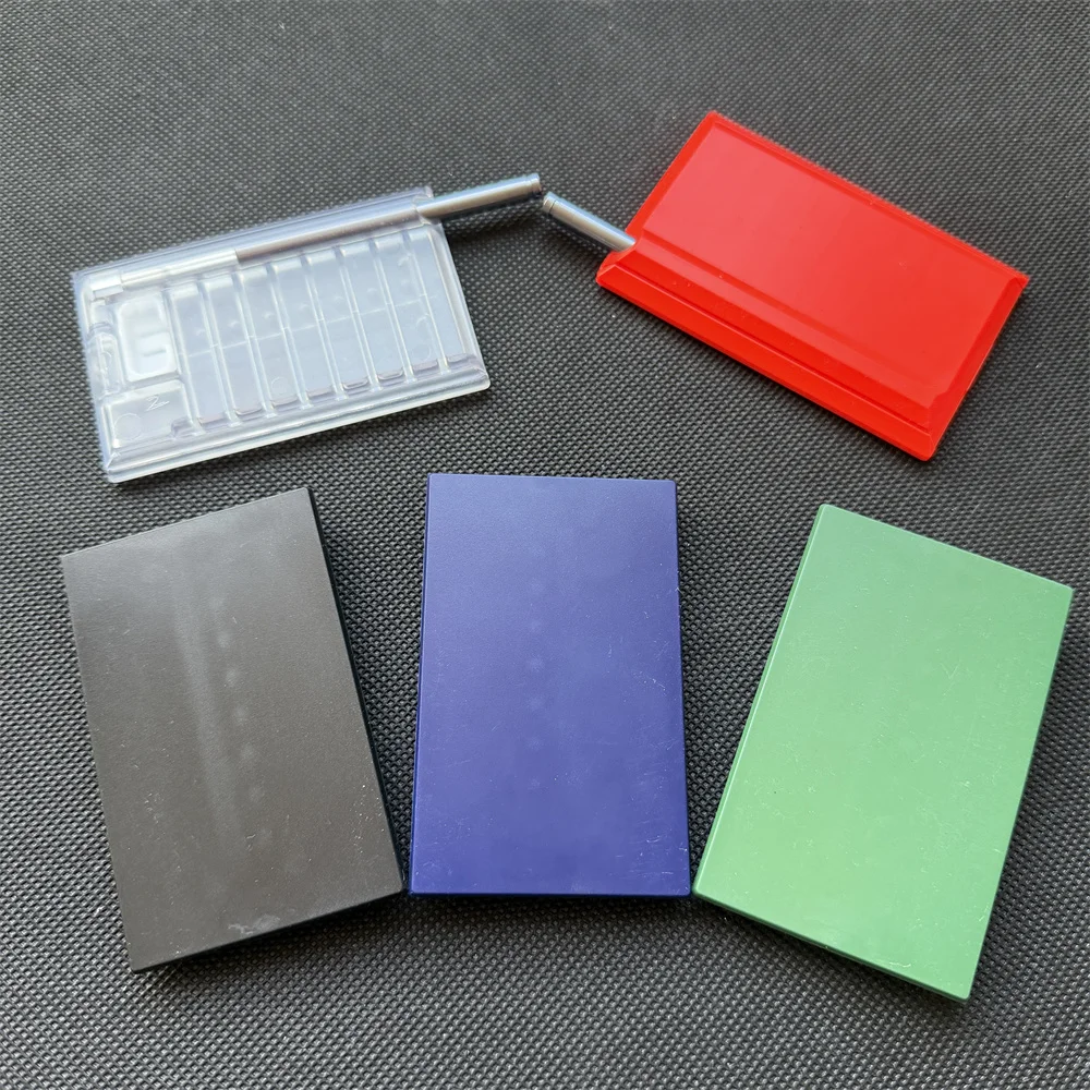 8-Compartment Metal Snuff Cigarette Case Container With Sild Lid in Aluminum Straw Pocket Size Portable Storage Box view 4