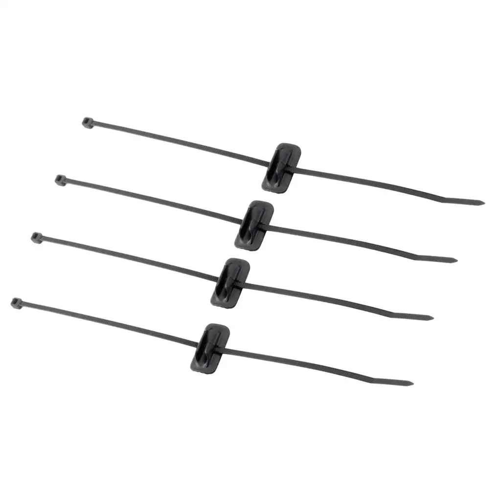 4 Self Brake Cable Housing Holder Guide with Zip Tie