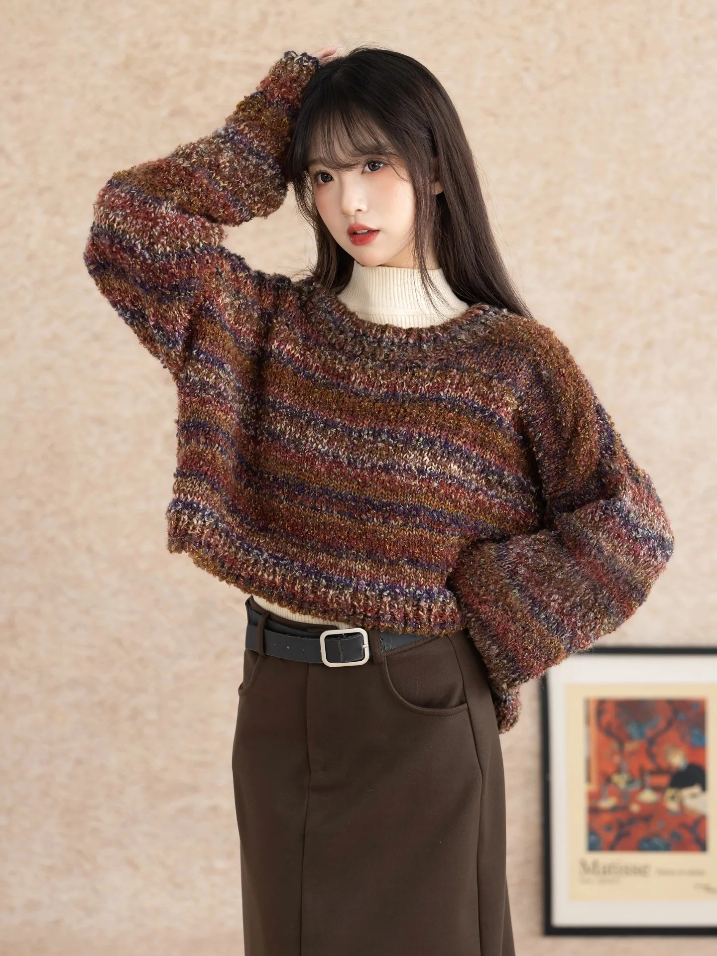 

Набор для вязания для начинающих: пряжа, материалы для свитера, набор для рукоделия, шерстяные клубки для модных аксессуаров