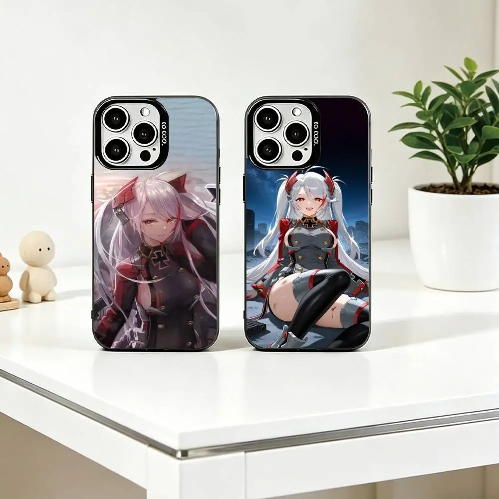 

C-Classic game A-Azur Lane Phone Case For iPhone 17,16,15,14,13,12,11 Plus,Pro Max,XS,Colorful Silver Black Cover