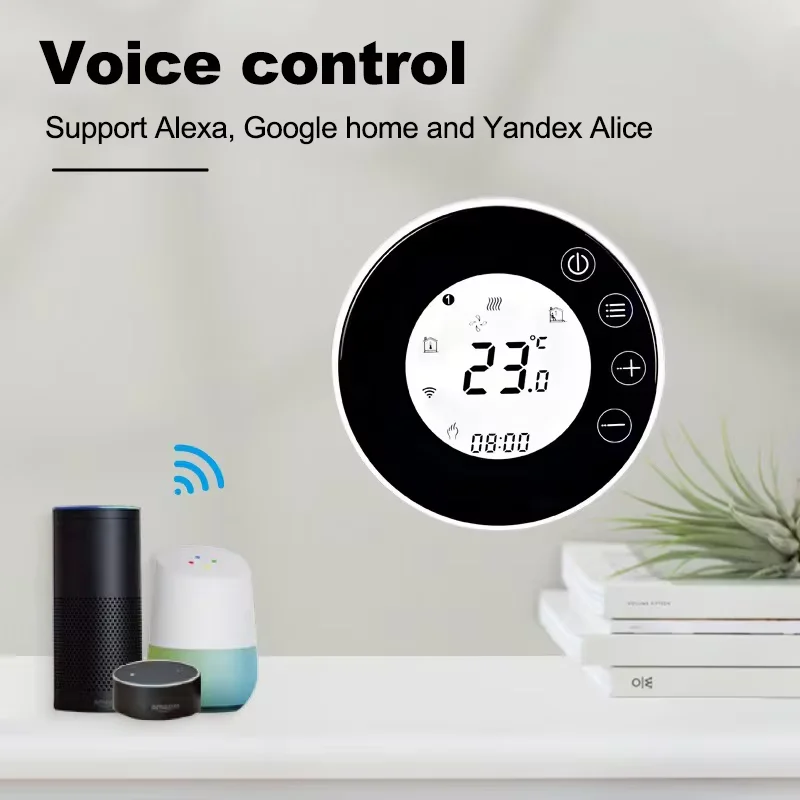 Tuya Smart WiFi Thermostat, Temperature Controller, Electric Floor Heating, Remote Control by Tuya, Alexa, Google Home