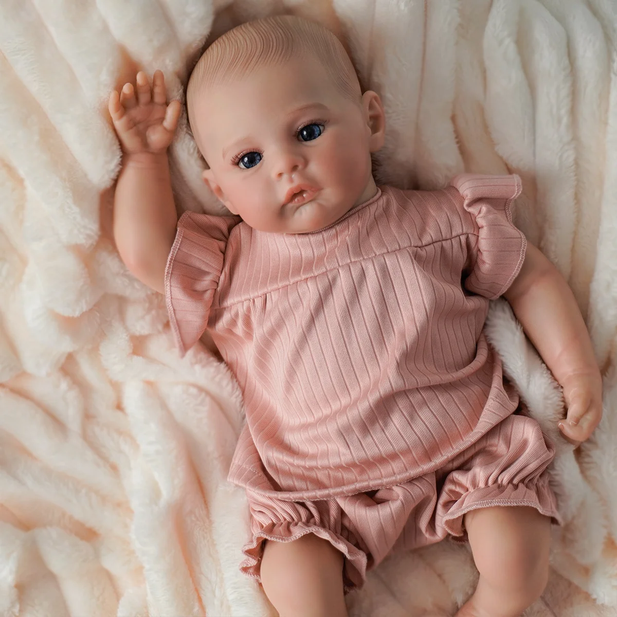 

JOYORA Realistic Baby Dolls Handmade Soft 3D Skin Visible Veins Christmas Gift Art Collectible Dolls Like A Newborn Baby Doll