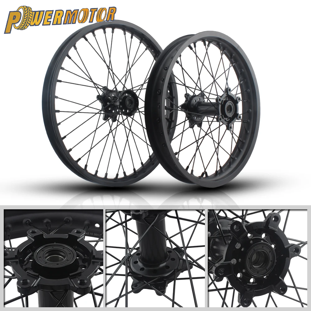 Koła do Surron Ultra Bee Motocross Supermoto Przednie Tylne Piasta Koła 21 × 1.6 cala 18 × 2.15 cala Akcesoria Zamienne do Motocykli Elektrycznych