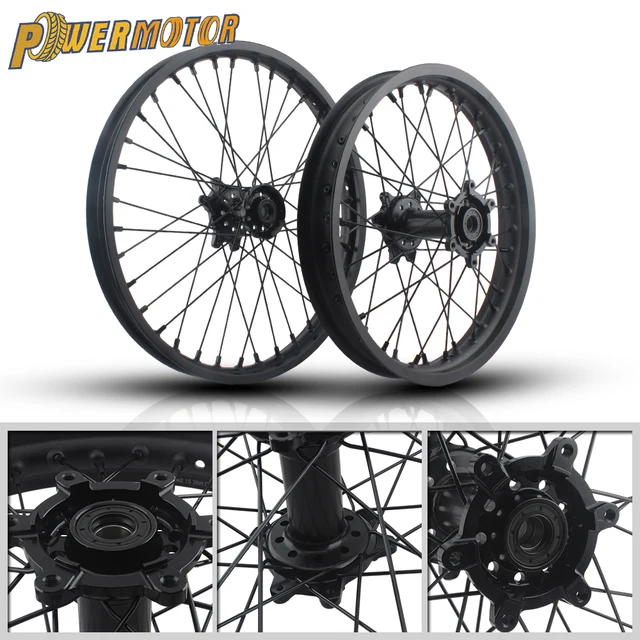 Koła do Surron Ultra Bee Motocross Supermoto Przednie Tylne Piasta Koła 21 × 1.6 cala 18 × 2.15 cala Akcesoria Zamienne do Motocykli Elektrycznych