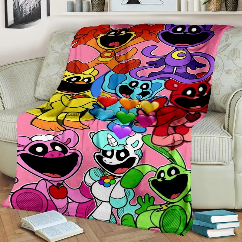 Video Game Smiling C-Critter Horror Blanket,Soft Throw Blanket for Home Bedroom Bed Sofa Picnic Travel Office Rest Cover Blanket