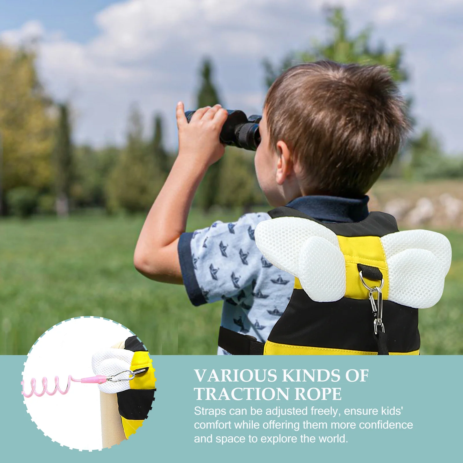 

1Set Anti Lost Toddler Adjustable Harness Leash for Outdoor Indoor Walking Safety Strap Secure Rope