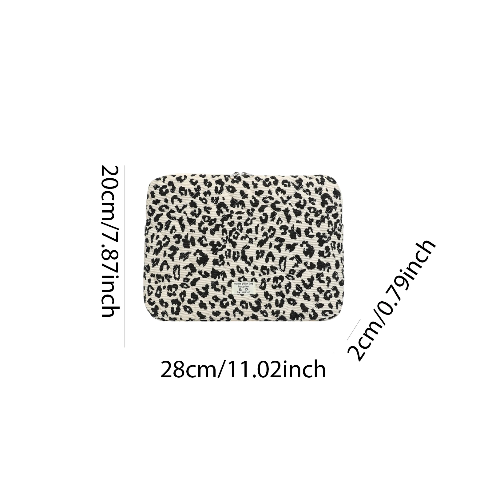 Leopard Print Portable Laptop Case Laptop Storage Bag Computer Carrying Bag for 11/13/15 Inch Laptops