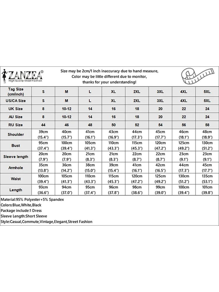ZANZEA <ne2> Casual Solide Plissee Kleid Frauen Sommer Lose Kurzarm Knielangen Robe Koreanische Einfache Patchwork Vestido Oversize