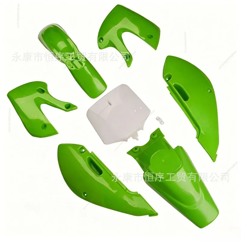 Full Plastic Body Fairing Kit Body Cover for KLX110 Dirt Bike 2000-2009 Replacement Outer Body Parts