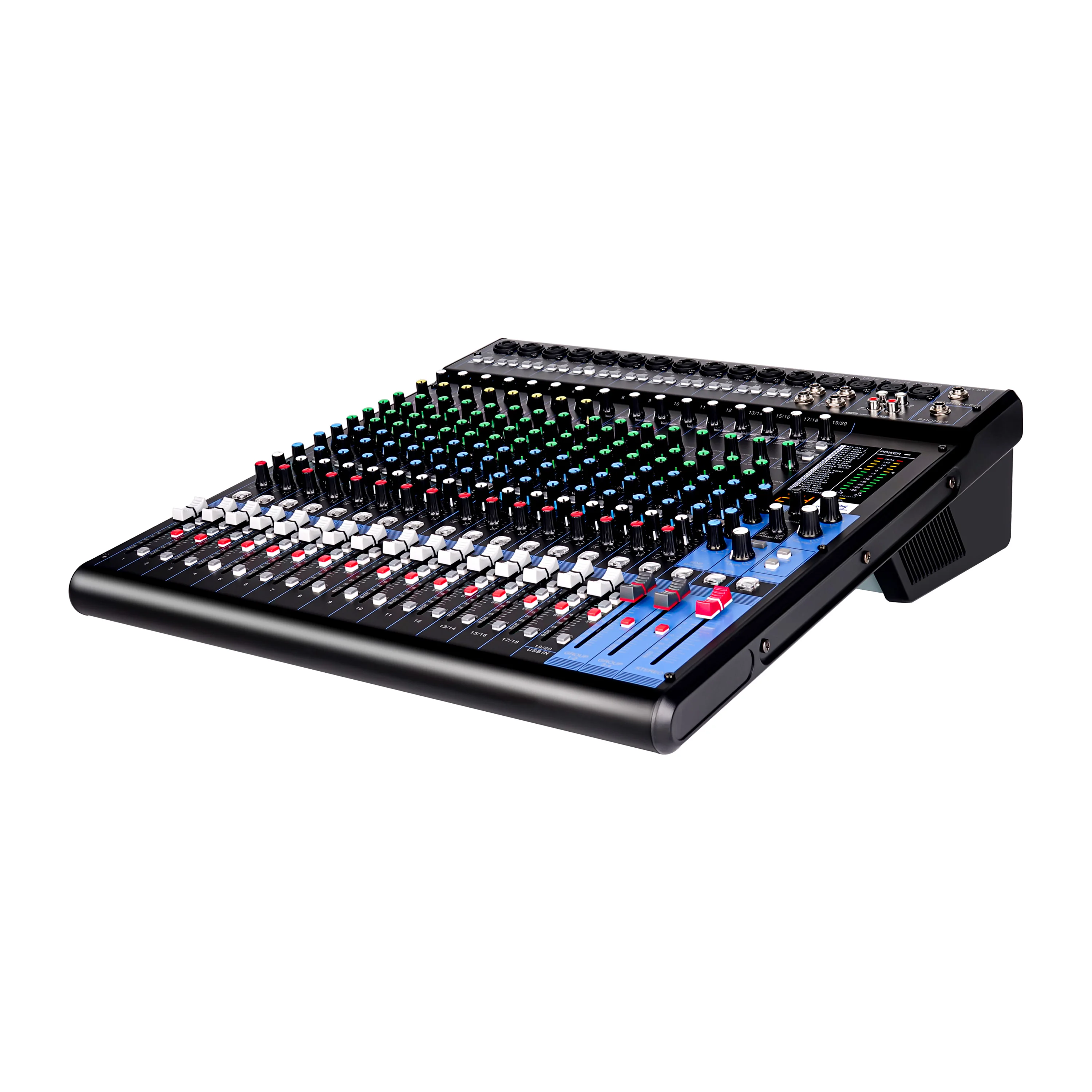 M20XU Channel Professional Music Console Audio Mixer Built-in 48V Power USB Input High Quality Portable Music Mixer