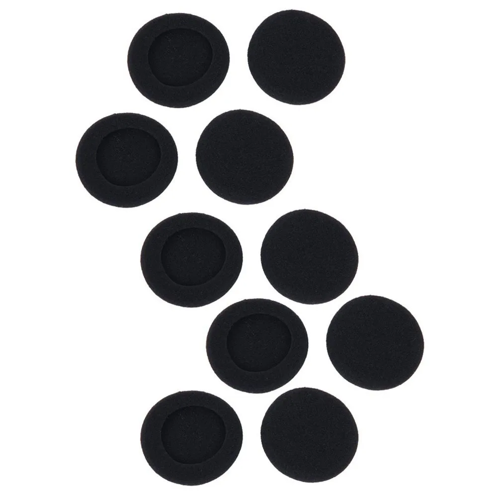5Pairs Headphone Ear Pads Replacement 50Mm Black Comfortable Cushions for K26p K24p K412p K416p K271p Enhanced Sound Isolation