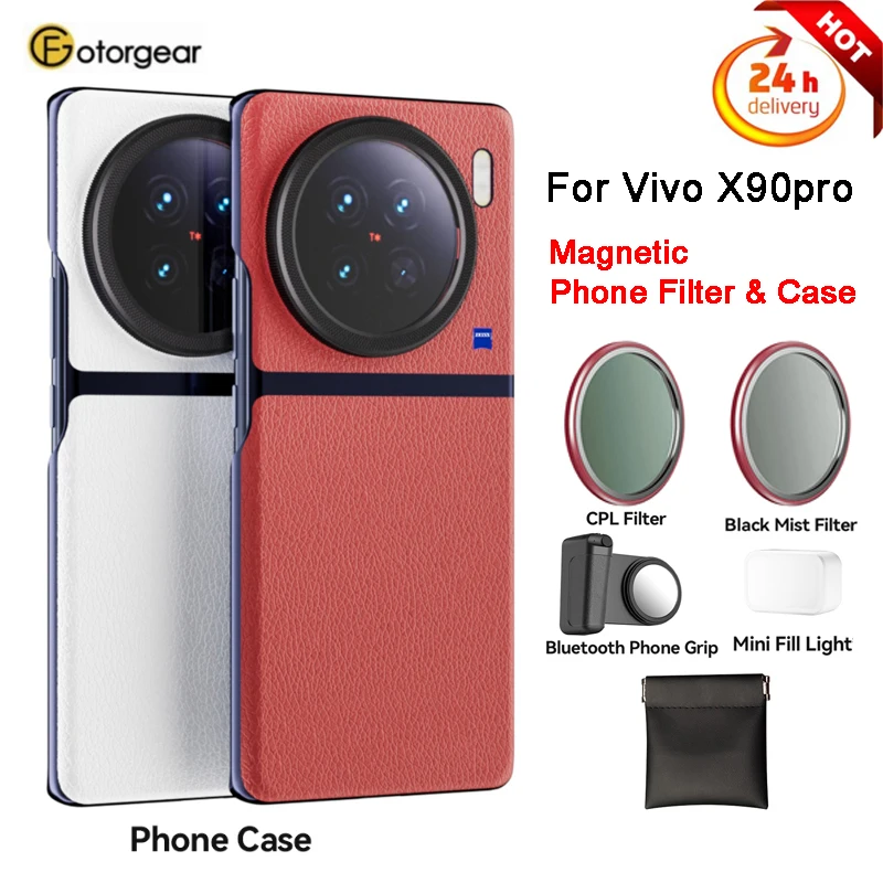 Fotorgear For Vivo X90 Pro Magnetic Phone Case & Filter Kit Phone Filter Gift Box Upgraded CPL/Black Mist/Star Flare Filter