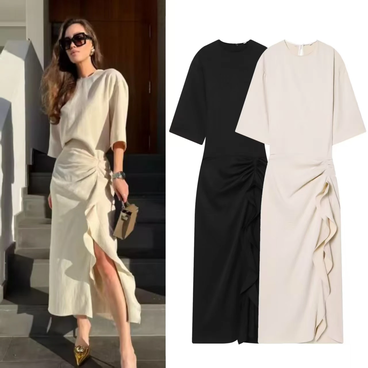 #15 Latest Long Sleeve Wrap Dress Offers