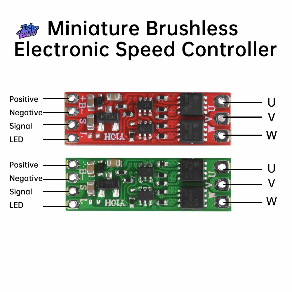 2S-3S 8A Brushless Motor Driver Board BLDC Micro Electric Regulator Driver Speed Control for Aircraft Model Power Supply