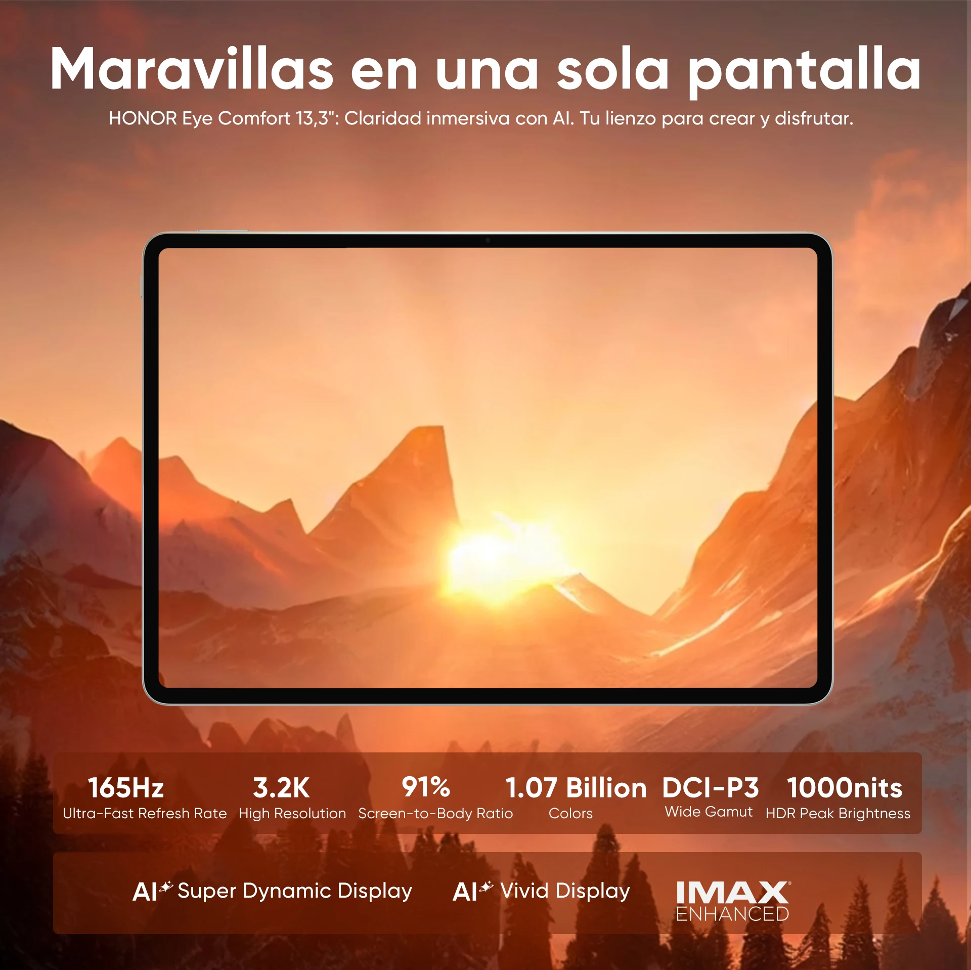 HONOR Magic Pad 3 Tablet Global Version 13.3'' 3K LCD 165Hz Display Pad Snapdragon 8 Gen 3 12450mAh Battery Android 15