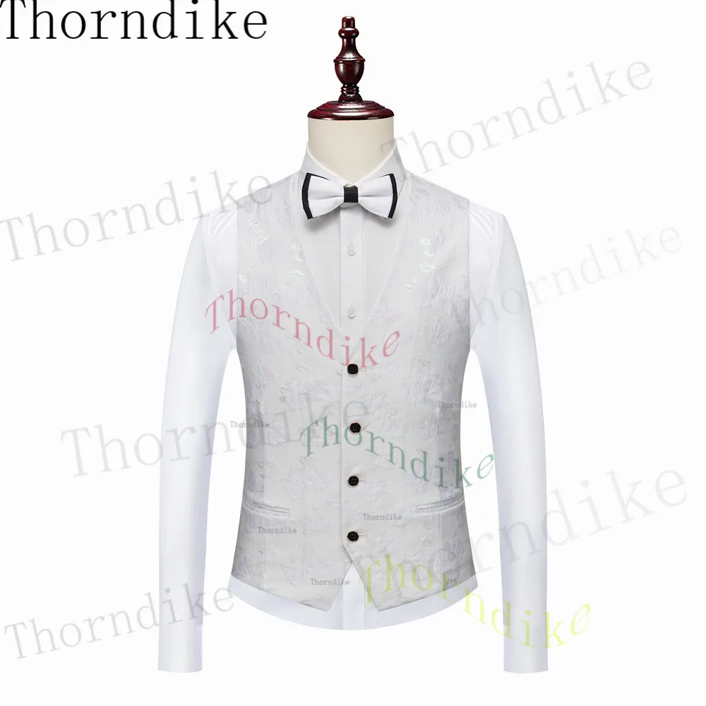 Thorndike (Jacket+Pants+Vest) Men Wedding Suits New Fashion Men Suits Shawl Lapel Groom Tuxedos Costume Homme Mariage Slim Fit