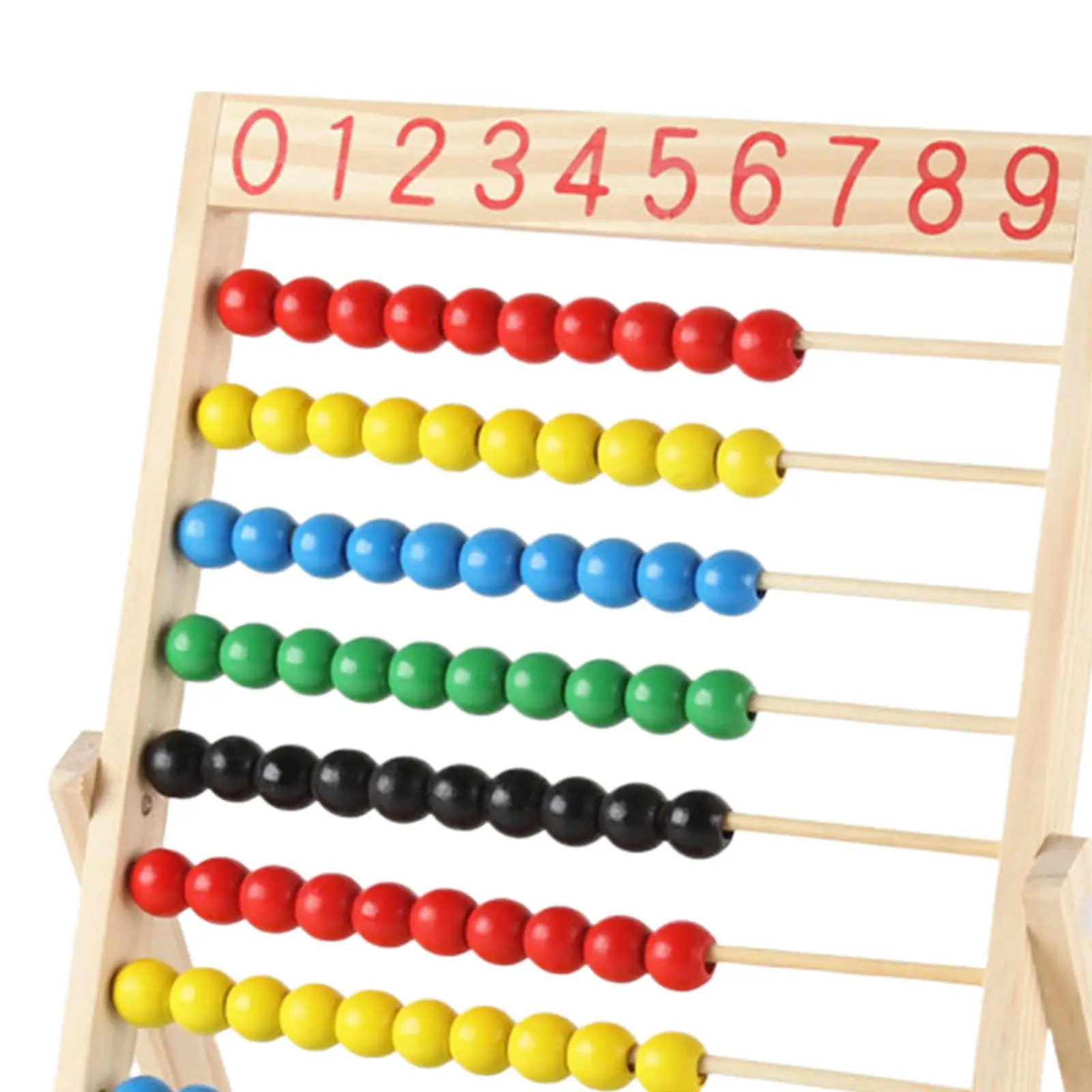 Classic Wooden Abacus Counting Abacus Toy Counting Math Games Ten Frame Set