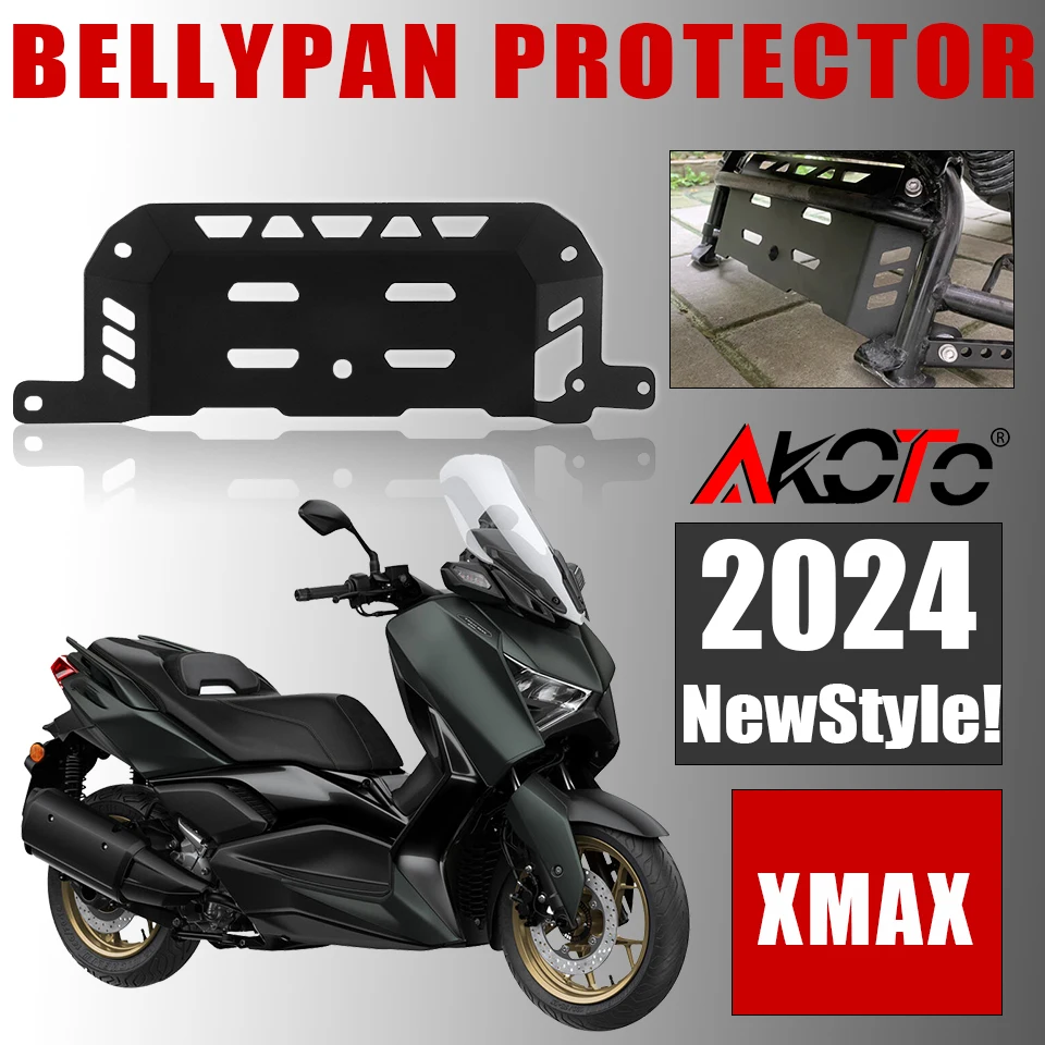 

Motorcycle Engine Lower Body Bellypan Protector Guard Chassis Shield Protection Board For Yamaha XMAX 300 XMAX300 2017-2023